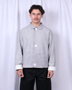 Shep Jacket / Pinstripe Linen