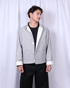 Shep Jacket / Pinstripe Linen