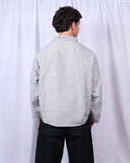Shep Jacket / Pinstripe Linen