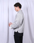 Shep Jacket / Pinstripe Linen